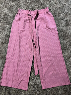Wide Leg Pants in Pink Size 2XL